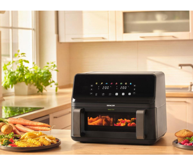 Sencor Air Fryer SFR 9660BK z koszem ceramicznym 9l - 1571336 - zdjęcie 7